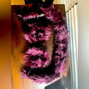 Faux fur detachable coat attachments
